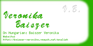 veronika baiszer business card